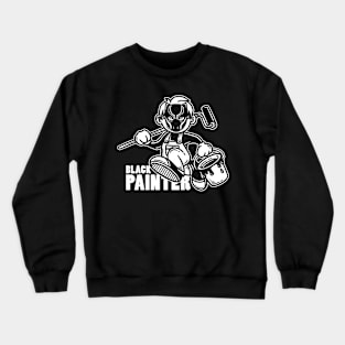 Black Painter Crewneck Sweatshirt